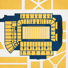 Bobby Dodd Stadium Map Art