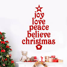Maybe you would like to learn more about one of these? Christmas Wall Decal Joy Tree Shaped Holiday Decoration