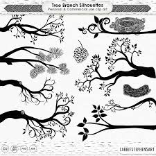 Bird On Tree Branch Png Tree Branch Silhouettes Leaves Branch Clipart Tree Branch Etsy Tree Branch Tattoo Bird Silhouette Art Nest Art