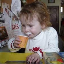 Make it a double tot! Brooklyn buzz over kid coffees