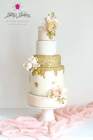 Baroque Wedding Cake With Golden Sequins Sugarflowers By Www Bettys Bakery Com Wedding Cakes Baroque Wedding Cake