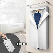 Electric clothes drying rack hang clothes dryer folding clothing shoes heater jo. Portable Clothes Dryer Mini Drying Rack Foldable Heater Hanger For Home Travel Garment Rack Dryer Electric Heater Control Cloth Clothes Dryers Aliexpress