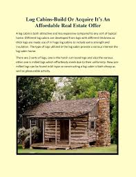 Check spelling or type a new query. Log Cabins Build Or Acquire It S An Affordable Real Estate Offer By Audrey Alexis Issuu