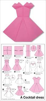 Dress Paper Origami Dress Paper Crafts Origami Origami Crafts