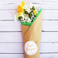 Order just because bouquets and save 50%! Diy Flower Wrapping Bouquet Kit With Flower Seeds Flower Wrap And Grow