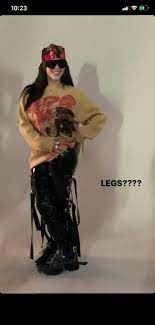 Billie Eilish Just Wore Liquid Leather Bondage Leggings