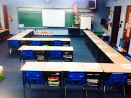 Desk Arrangement Option For When You Can T Quite Make A U Desk Arrangements Classroom Arrangement Classroom Desk Arrangement
