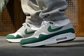 Nike Air Max 1 Is Back In Hunter Green And Anniversary Orange In 2020 Nike Air Max Air Max 1 Air Max Anniversary