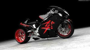 Black And Red Motorcycle Black Red Busa