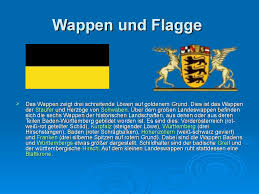 Die flagge wurde 1951 eingeführt. Baden Wurttemberg Online Presentation