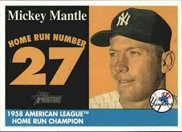 MICKEY MANTLE AUTOGRAPH CARD