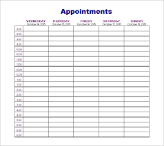 Someka free excel calendar template has professional designs, they are easy to use and available to print in pdf. Appointment Schedule Template Printable Schedule Template