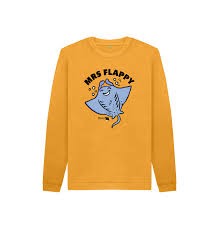 Mrs Flappy Manta Ray Kids' Jumper
