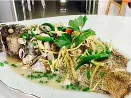 Ikan siakap stim thai asam boi. Resepi Ikan Siakap Stim Asam Boi Resep Bunda Erita