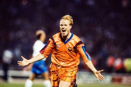 رونالد كومان مع برشلونة : - لعب من موسم 1989 حتى 1995. - 350 مباراة. - سجل  106 هدف.