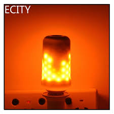 Light Bulbs Mini Led Burning Flicker Flame Fire Effect Light Bulb E27 Christmas Decor Lamp Home Garden Home Garden Lamps Lighting Ceiling Fans