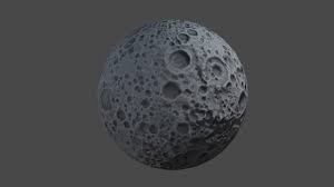 Cartoon Moon 3d Model Cartoon 3d Model Low Poly 3d Models