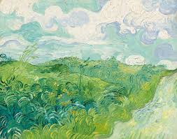 The usual explanation is that the dark and cruel sky shows van gogh's mental state of distress, and three ways leading to different directions and. Vincent Van Gogh Green Wheat Fields Auvers 1890 Artschaft