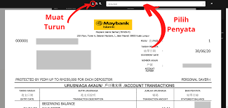 Selain daripada itu, anda boleh terus menggunakan sistem online asnb di portal myasnb. Cara Dapatkan Penyata Bank Maybank