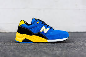 Black And Yellow New Balance Shoes New Balance 580 Royal Black Yellow Racing Pack Running Shoes For Men Sneakers Fashion New Balance Shoes