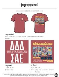 Jcg Apparel Custom Printed Apparel Delta Delta Delta Throwdown For Your Hometown T Shirt Tridelta Ddd Deltade Custom Design Shirts Gaming Shirt T Shirt