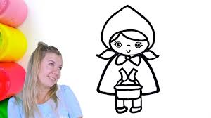 How To Draw Little Red Riding Hood Youtube Easy drawing tutorials for beginners, learn how to draw animals, cartoons, people and comics. how to draw little red riding hood