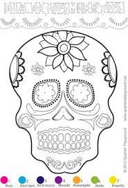 By downloading, you are also subscribing to my i choose joy! Spanish Color By Number Easy Picture For Dia De Los Muertos Spanish Playground Spanish Colors Day Of The Dead Learning Spanish For Kids