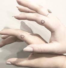 Heart Tattoo Little Heart On Fingers Classy Arts Bff Tattoos Matching Bff Tattoos Friend Tattoos