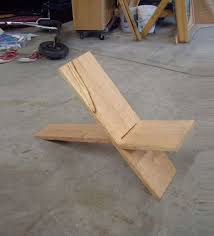 2 Boards 1 Seat Simple Diy Two Plank Chair Construction Wood Projects Diy Furniture Wood Diy
