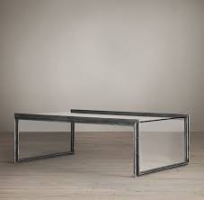Waterfall Glass Iron Coffee Table Coffee Table Living Room Coffee Table Coffee Table Restoration Hardware