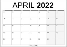 April 2022 Uk Calendar Printable Free Download Hipi Info Calendars Printable Free