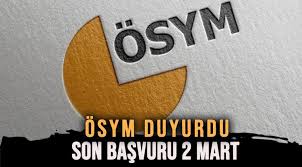 Üniversiteye ve diğer sınavlara katılacak olan adayların ösym'ye yapacakları her türlü bireysel sınav yeni aday işlemleri sistemi ösym başkanlığı bünyesinde geliştirilmiş ve hizmete sunulmuştur. Osym Duyurdu Yksde Son Basvuru 2 Mart Lider Gazete Antalya Haber Ve Antalya Spor Son Dakika Haberleri