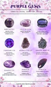 If you want a more thorough, accurate identification, though, you will need to use special tools to. Top Purple Gems And Their Properties Crystal Healing Stones Gemstone Healing Purple Gems