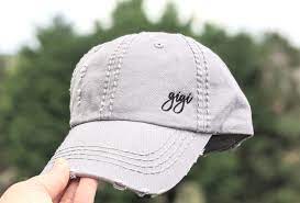 Gigi Hat Gigi Baseball Cap Hat With Gigi Gigi Birthday Etsy Gigi Gift Gigi Birthday Gift Mom Hats