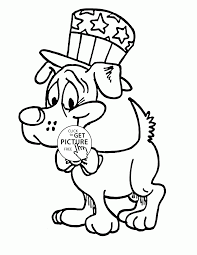Cute Patriotic Puppy 4th Of July Coloring Page For Kids Coloring Pages Printables Free Wup Puppy Coloring Pages Coloring Pages American Flag Coloring Page