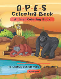 Download this running horse printable to entertain your child. Apes Coloring Book A Beautiful Collection Of Orangutans Gorilla And Chimpanzee For Stress Relieving And Relaxation Coloring Book Idesignex 9798697901922 Amazon Com Books