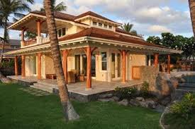 Tropical Hawaiian House Exterior Puako 3 Tropical Exterior Hawaii By Dinmore C Tropical Architecture Design Tropical Beach Houses Beach House Decor