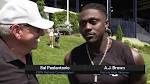 A.J. Brown talks to Sal Paolantonio following Patriots' joint practice 
