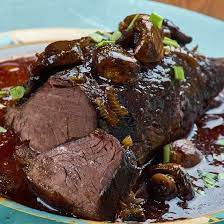Slow Cooker Balsamic Glazed Roast Beef Recipe Magic Skillet Recipe Beef Recipes Roast Beef Recipes Recipes