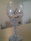 Images for blinged out wine glasses