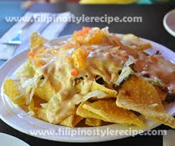 Cheesy Ground Beef Nachos Filipino Style Recipe