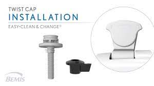Aug 21, 2020 · pull the seat off. Installation Twist Cap Hinge Easy To Clean Toilet Seat Youtube