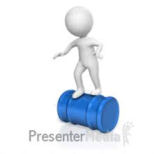 Id 16944 Stick Figure Balance Barrel Powerpoint Animation Powerpoint Animation Sculpture Lessons Stick Figures