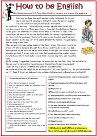 Brainy publishing | english materials. How To Be English Worksheet Free Esl Printable Worksheets Made By Teachers Reading Comprehension Worksheets Learn English Words Reading Comprehension Lessons