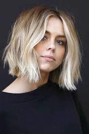 The standard bob is normally cut either between or just below the tips of the ears, and well above the shoulders. 11 Impressive Middle Part Bob Hairstyles For Women