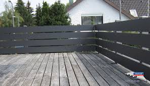 Alu Balkonbretter Der Marke Rexoboard 200er Mit Feinstrukturlack In Anthrazit Hier Wurden Balkonbretter Mit Einer Brettho Wohnen Und Garten Balkon Haus Ideen