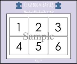 Learn a new language today. Number Flashcards Numbers 1 50 Free By Rhiannon Casselman Tpt