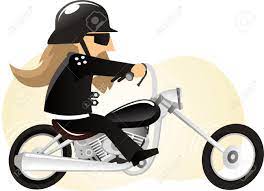 Motorcycle harley driving experience custom bikes vault boy car insurance. Cartoon Biker Riding Motorcycle Royalty Free Cliparts Vectors And Stock Illustration Image 34230039