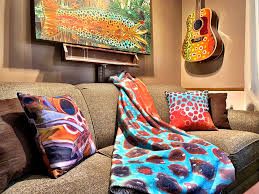 Hd00:14woman cleaning her bed in bedroom, beautiful female set up and making bed, arranging her pillows and cushions neatly. Brown Trout Throw Pillows And Sherpa Blanket Set Derek Deyoung