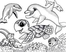 Bad parking printable notice turtle coloring sheet. Sea Turtle Coloring Pages Under The Sea Coloring4free Coloring4free Com